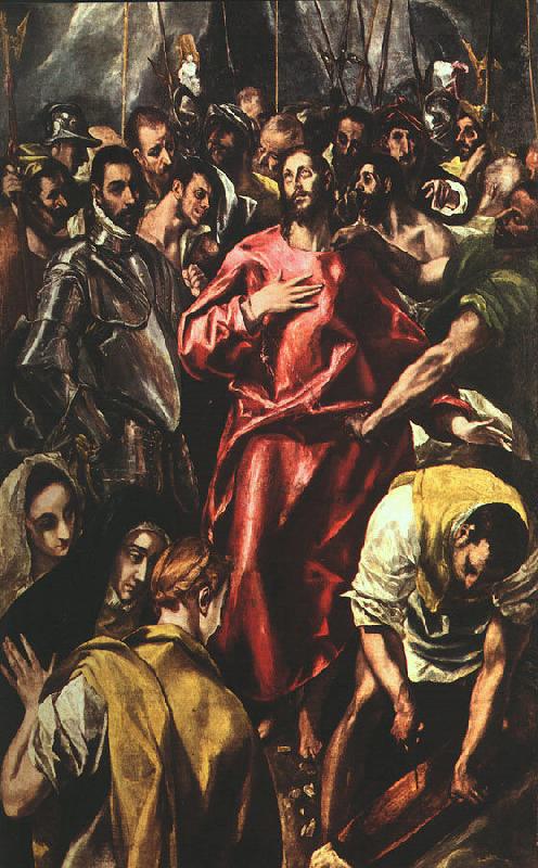 El Greco The Disrobing of Christ Sweden oil painting art